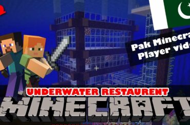 Underwater Restaurant ll Minecraft part2 ll house tour