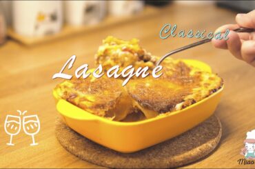 Making Classical lasagne - Italian Home Recipe from My Italian Friend