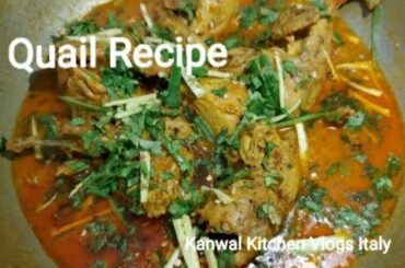How to Make Quail| Quail Recipe by Kanwal Kitchen Vlogs Italy