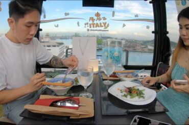 Cable car fine dining | Engagement proposal