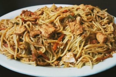 Tasty spegatti recipe - chicken vegetable spagetti by ( DELICIOUSNESS OVERLOADED)
