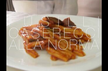 Fusilli Caserecci alla Norma - Original Italian Recipes
