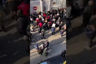 CORONAVIRUS AFTERMATH  Multiple  families in Italy are desperately queuing up for food vouchers