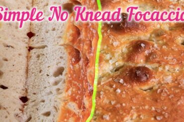 Simple No-Knead Focaccia | Amazing Italian Bread Recipe!