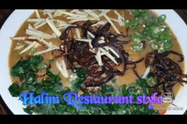 Halim Recipe in Restaurant style | Healthy and delicious | Italian Kitchen Vlogs