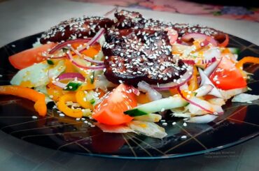 SALAD TUSCANY | Secret recipe from an Italian restaurant. TUTORIAL.