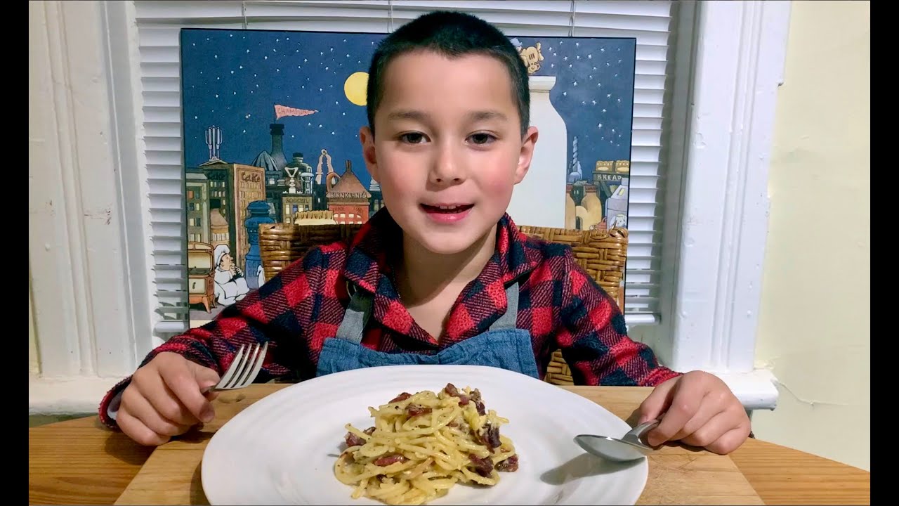 DINE: Cooking With Asher – Spaghetti Carbonara DINE: Cooking With Asher - Spaghetti Carbonara