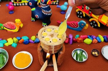 Miniature Idli Dhokla | Miniature Cooking | Dhokla Recipe | Mini Food