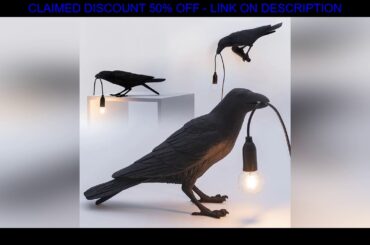 Most Cheapest Modern Nordic Resin Bird Table Lamp Italian Bird Lamp Crow Desk Lamp Free shipping fo