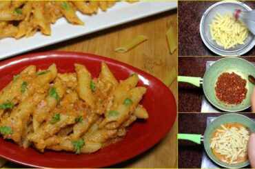 Red & White Sauce Pasta | Italian Pasta Recipe | Mixed Sauce Pasta | Penne Pasta