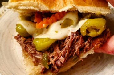 Chicago Style Italian Beef Sandwiches - Easy Crock Pot Recipe