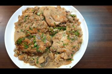 Chicken Marsala--Traditional Italian dish using Marsala Wine