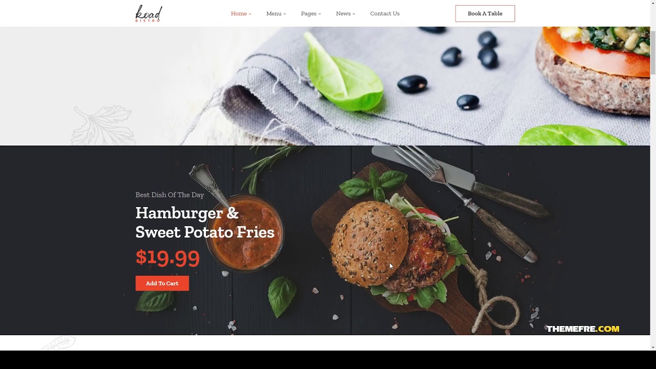 Koad – Restaurant and Bistro WordPress Theme italian food modern food Website Builder Koad - Restaurant and Bistro WordPress Theme italian food modern food Website Builder