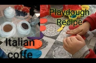 #moka #kids  Italian coffee | homemade play dough recipe | marvel sadia imran