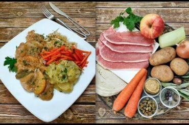 Delicious Italian pork recipe. Scaloppini di maiale.