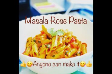 Masala Rose Pasta {Simple Indo-Italian pasta} {EasyVegetarian Pasta}