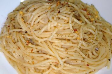 easy garlic butter spaghetti recipe #Soniadirasoiitaly garlic butter noodles