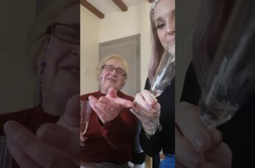Wine tasting with Granny episode 3 Teaching the daughter in law rudiments of wine tasting!