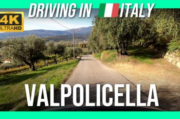 Driving in Italy: Valpolicella (Verona) | 4K 60fps