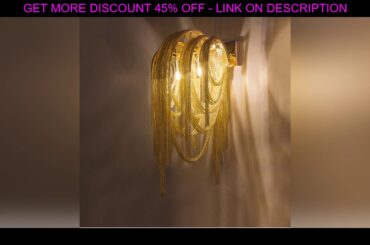 Most Reviewed Italian Atlantis Luxury Chain Light Wall Lamps mirror light Stream sconce Wall Lights