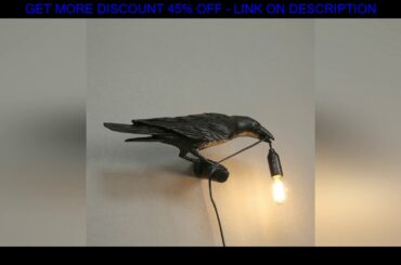 Most Reviewed Italian Seletti Bird wall Lamp Creativity Bird Lamp Bird Wall light Fixture Animal Fu