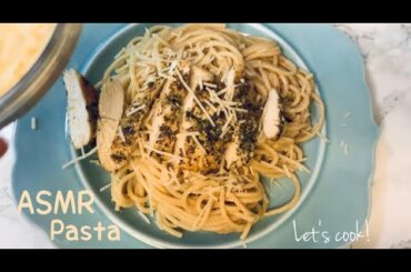 ASMR COOKING | Italian Lemony Chicken Pasta |