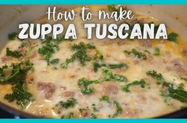 ZUPPA TUSCANA RECIPE | ITALIAN SOUP | OLIVE GARDEN COPYCAT | COOK WITH ME