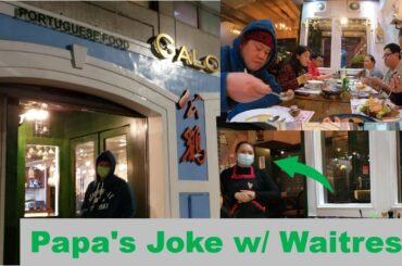 Dinner at Galo and Papa's Comedic Act Vlog#16