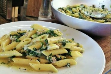 8 MINUTES PASTA WITH SAUSAGE SPINACH MOZZARELLA CHEESE ITALIAN STYLE