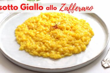 ITALIAN SAFFRON RISOTTO - Creamy Vegan Italian Recipe