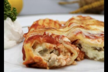 How to Make Stuffed Manicotti, Italian Recipe!