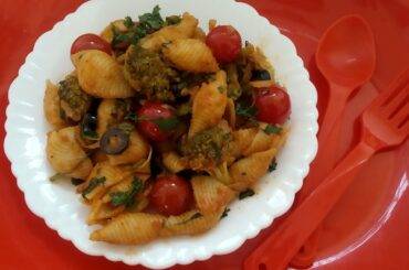 Italian pasta recipe/ Healthy vegetable pasta recipe