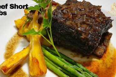 Beef Short Ribs | Braised In Red Wine  #BeefShortRibs