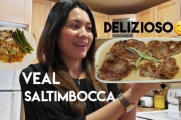 How To Cook Veal Saltimbocca | Italian Recipe | Cooking Vlog | Roselyn Gabayeron