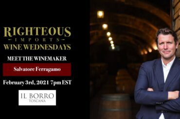 Meet the Winemaker Virtual Wine Tasting with Mr. Salvatore Ferragamo