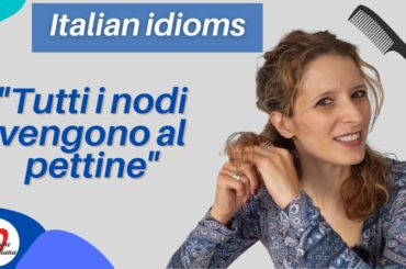 Learn Italian idioms: Tutti i nodi vengono al pettine