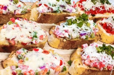 BRUSCHETTA RECIPE | How To Make Italian and Indo Italian Bruschetta Recipe | Easy & Simple Recipe