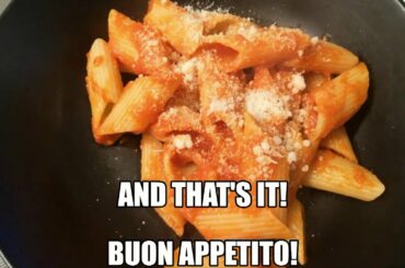 How to cook perfect pasta with tomato (by Italians)