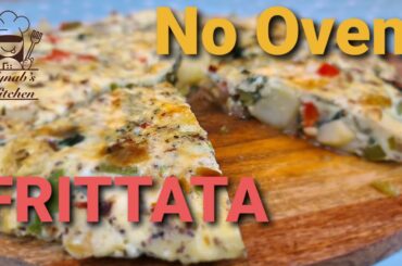 Frittata, No Oven, No Broiling,   Easy to Cook Healthy Italian Breakfast
