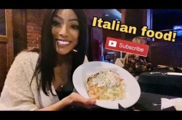 ITALIAN FOOD MUKBANG! EATING SHOW AT MARILYN'S ON MAIN