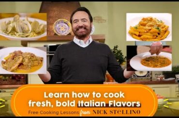 Free Italian Cooking  Masterclass with Nick Stellino