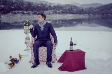 NESSUN DORMA - "Karaoke Fighter" cover (in true italian snowy landscape)