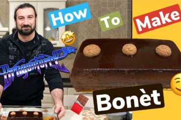 How to Make a Bonet. Italian Dessert with DragonForce Drummer Gee Anzalone