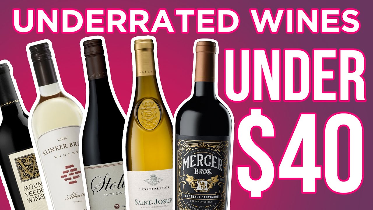 Most Underrated Wines | Best & Affordable Wine Under $40 Most Underrated Wines | Best & Affordable Wine Under $40