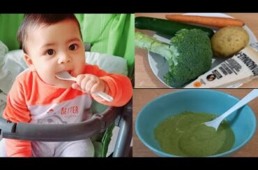 six to seven months old baby food as advised by the Italian doctor