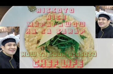 How to Cook Creamy Rissoto Fungi(Rissoto Mushroom) Italian food #Chef life tv
