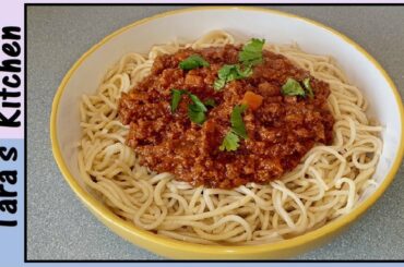 Spaghetti Bolognese Quick and Easy Italian Recipe - Tara's Kitchen