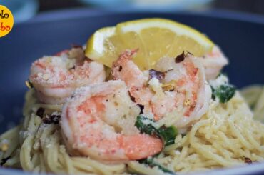 Do you have shrimp and pasta at home? Try this recipe | Spicy Butter Garlic Shrimp Pasta Recipe