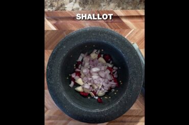 kua Gling with Dark Rose wine.