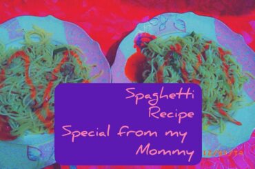 Tasty Spaghetti Recipe - Chicken Vegetable Spaghetti - Homemade Spaghetti Recipe